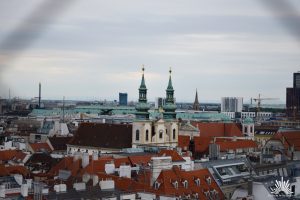 Ausblick über Wien vom Stephansdom