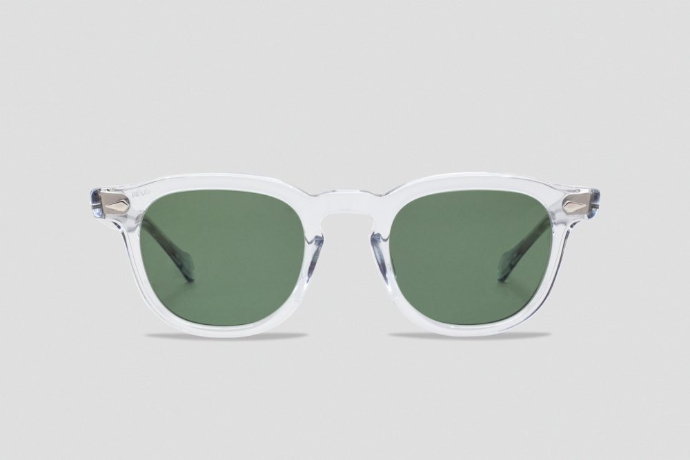 Crystal sunglasses light green lens men johnny depp yellow glass green  sunglass