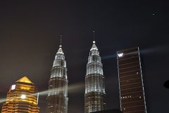 Petronas towers by night