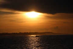 Sunrise at Mirissa Harbor