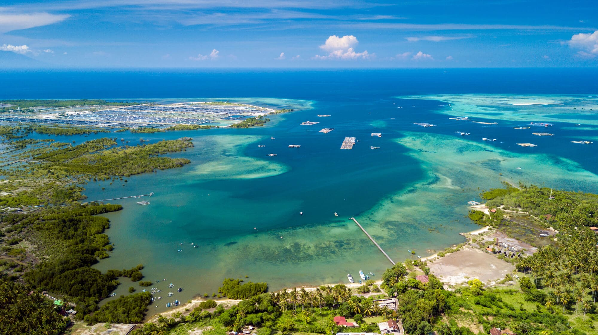 Where to stay in Bali: A complete guide to the different areas on the island - Aerial view of Northwest Bali