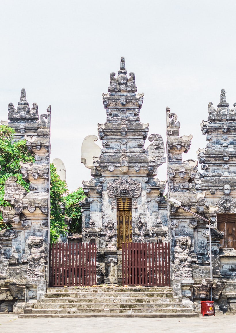 The temple at Batu Bolong beach Canggu