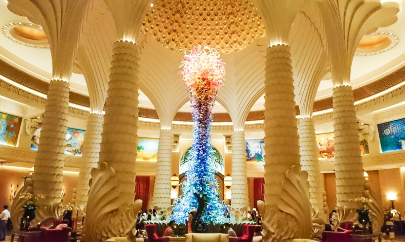 The stunning Atlantis The Palm Hotel Duabi