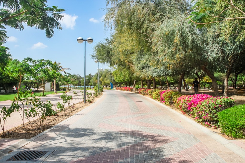 The Beautiful Al Mamazar Beach Park