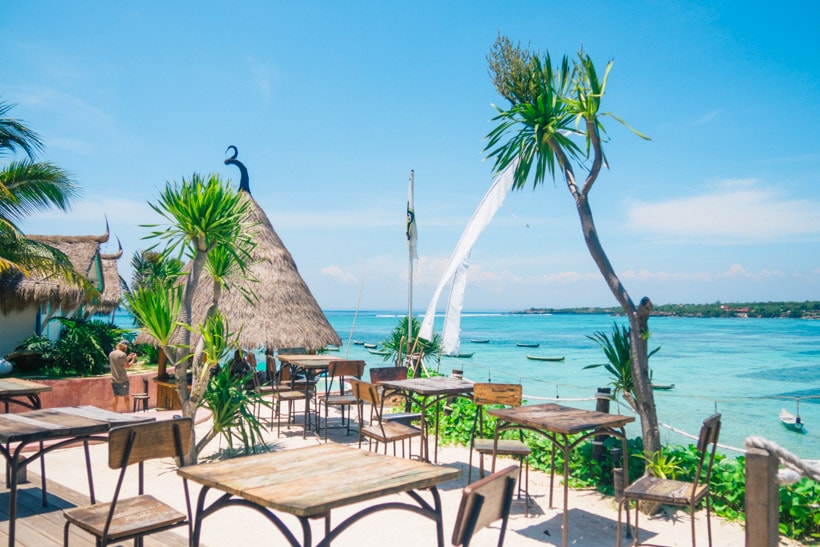 Le Pirate Beach Club Nusa Ceningan, Nusa Lembongan restaurant guide