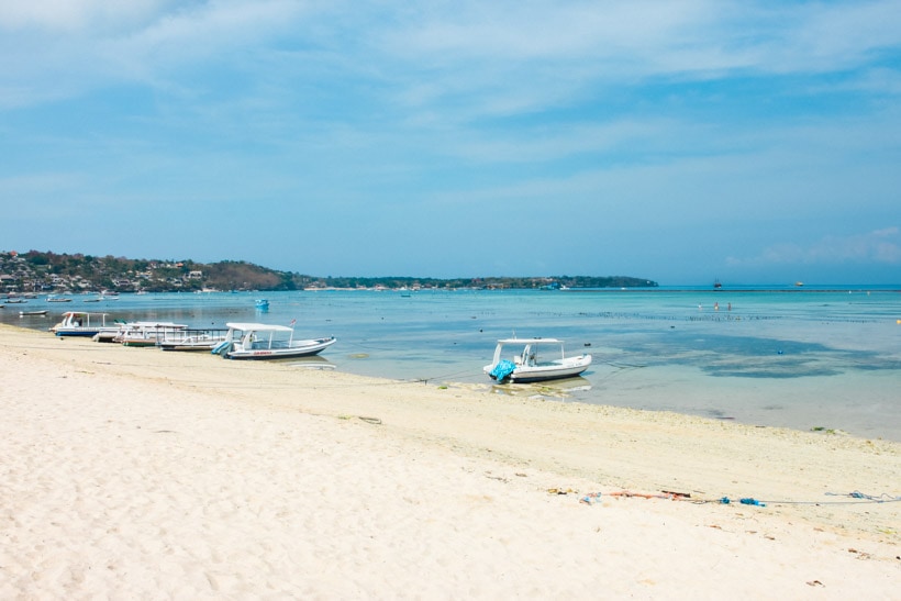 Jungut Batu, one of the best beaches on Nusa Lembongan