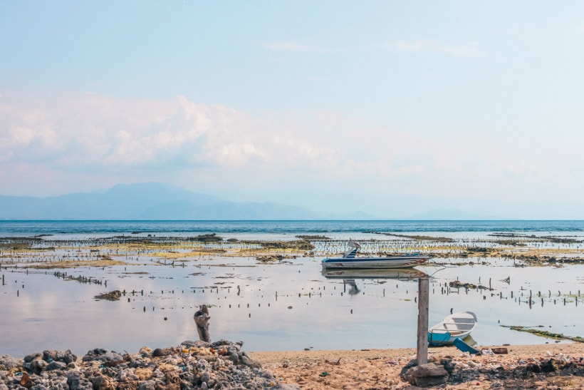 Where to stay - Seaweed farm on Nusa Lembongan, Bali