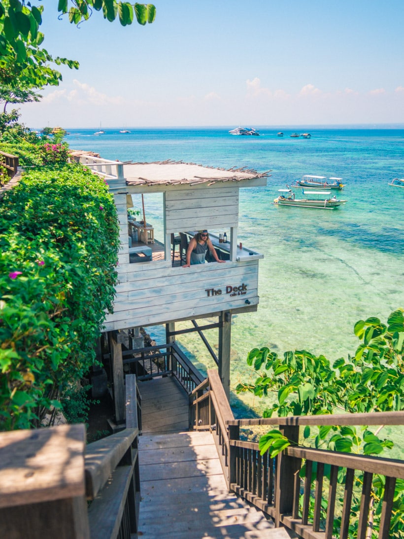 Stunning The Deck Nusa Lembongan Restaurant