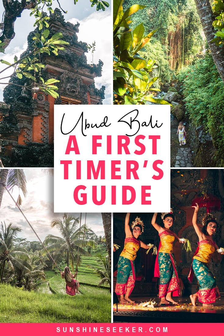 A first timer's guide to Ubud Bali. Top 10+ things to do in and around the green heart of Bali #ubud #bali #bucketlist #travelinspo #tegenunganwaterfall
