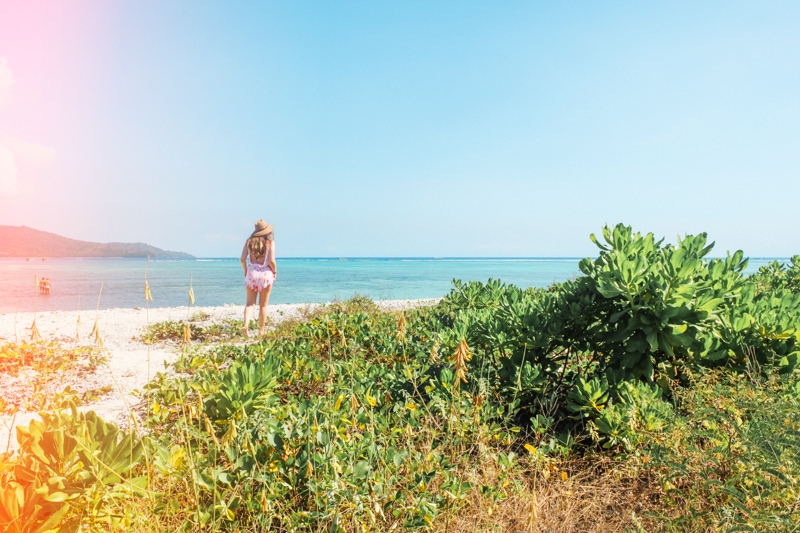 Which Gili Island is the best? A first timer's guide. Walking on the beach in Gili Air.