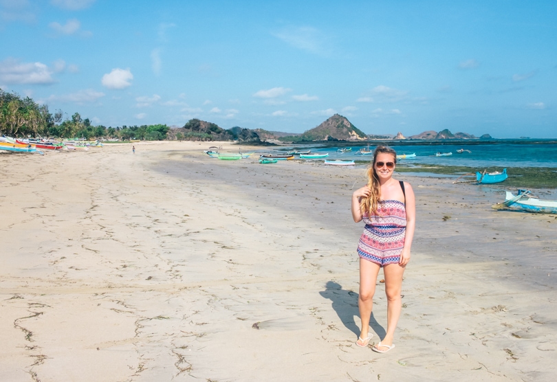 The cheapest destination I've visited so far! The south coast of Lombok, Kuta beach