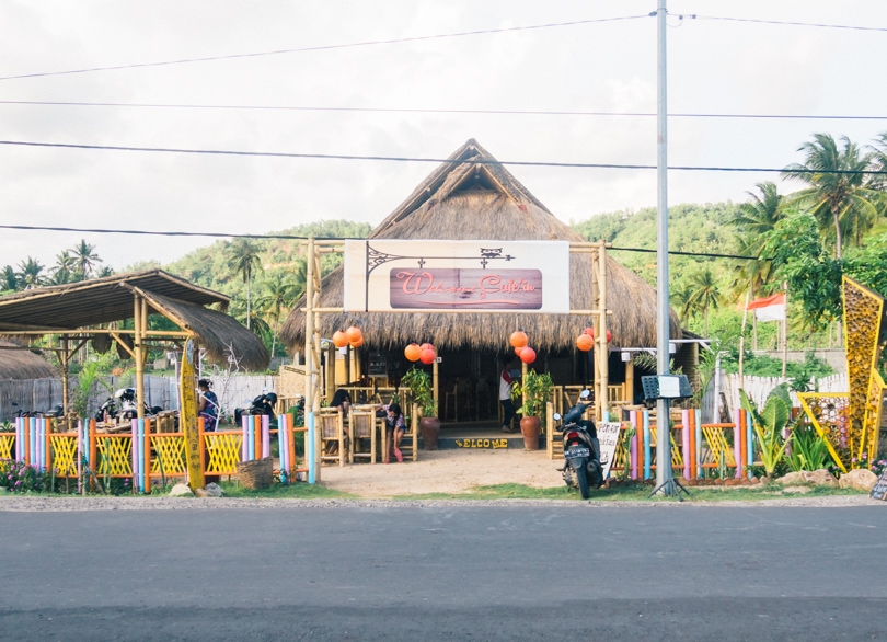 The cheapest destination I've visited so far! The south coast of Lombok, restaurants
