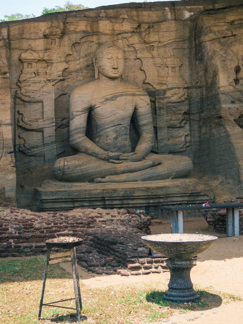 The incredible ancient city of Polonnaruwa - A must visit while in Sri Lanka - Gal Vihara Buddha Statue