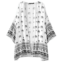 The perfect travel outfit for hot climate - White elephant kimono