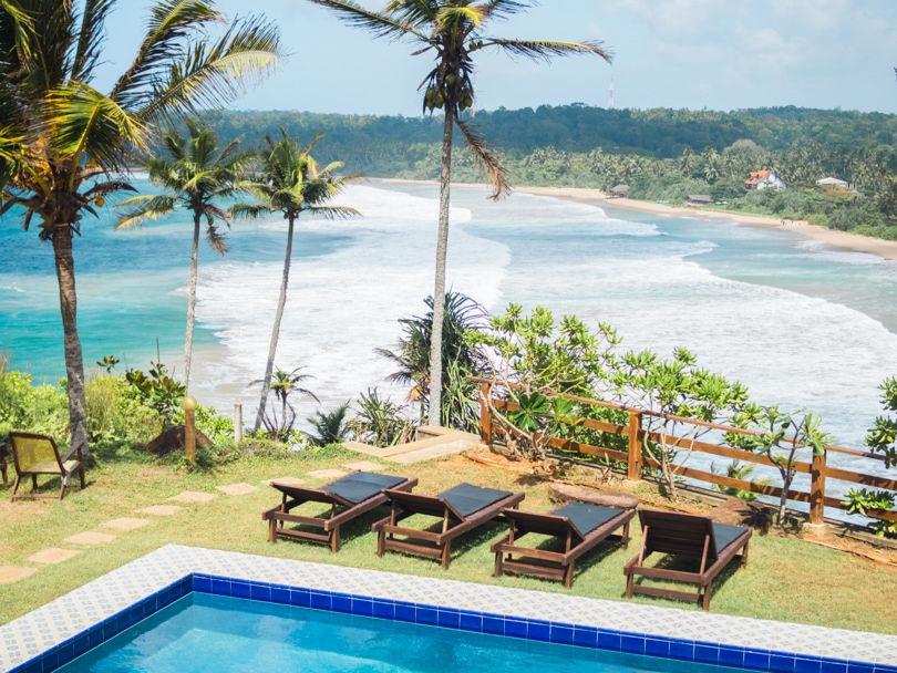Talalla Beach, Sri Lanka - Hotel Panorama view