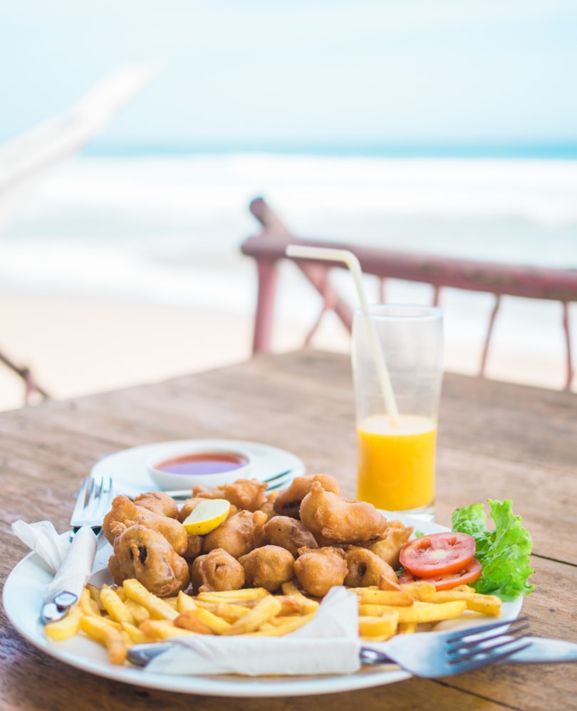 Talalla Beach, Sri Lanka - Fish restaurant