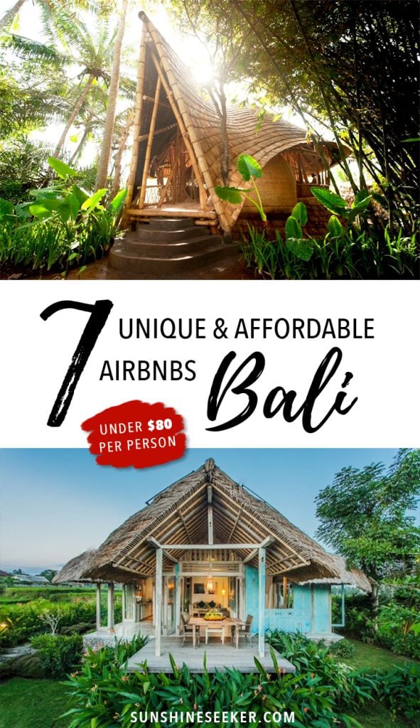 7 unique and affordable Bali airbnbs - Bali, Indonesia