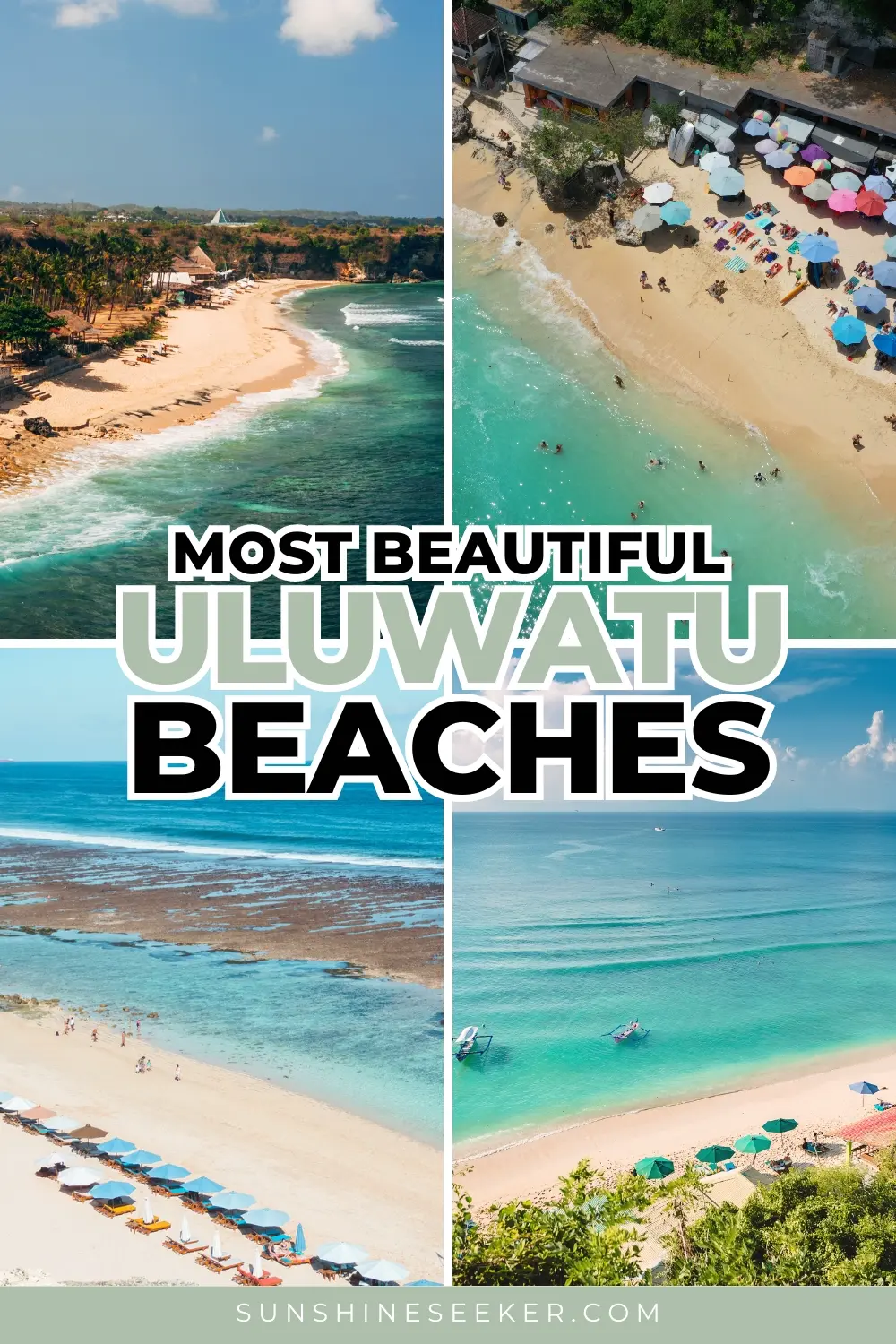 Click through to discover the best beaches in Uluwatu Bali. From hidden gems like Kubu Beach to popular Padang Padang and Bingin Beach. This is the only Uluwatu beach guide you'll ever need.