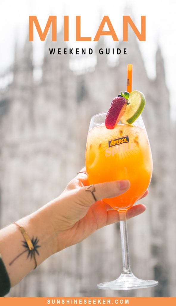 A quick weekend guide to Milan, Italy - Duomo di Milano & Terrazza Aperol