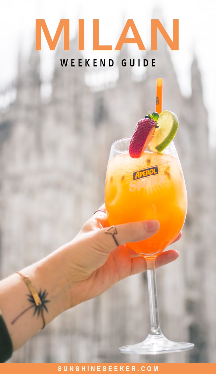 A quick weekend guide to Milan, Italy - Duomo di Milano & Terrazza Aperol