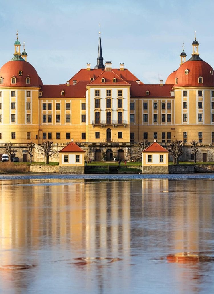 Moritzburg Castle the gorgeous from fairytale Three Wishes for Cinderella - The perfect day trip from Dresden