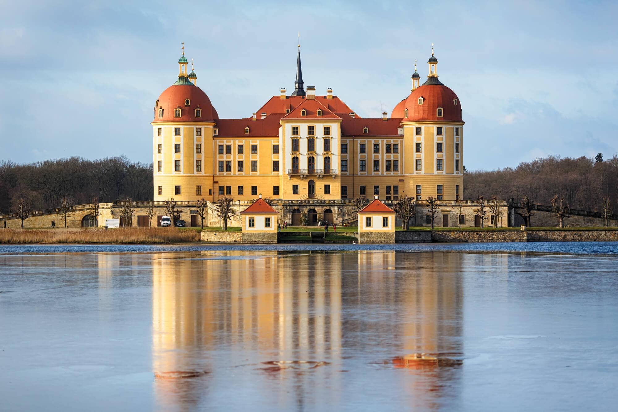 Moritzburg Castle the gorgeous from fairytale Three Wishes for Cinderella - The perfect day trip from Dresden