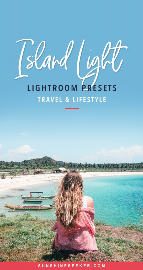 The "Island Light" Lightroom preset pack - Perfect for travel & outdoor photos