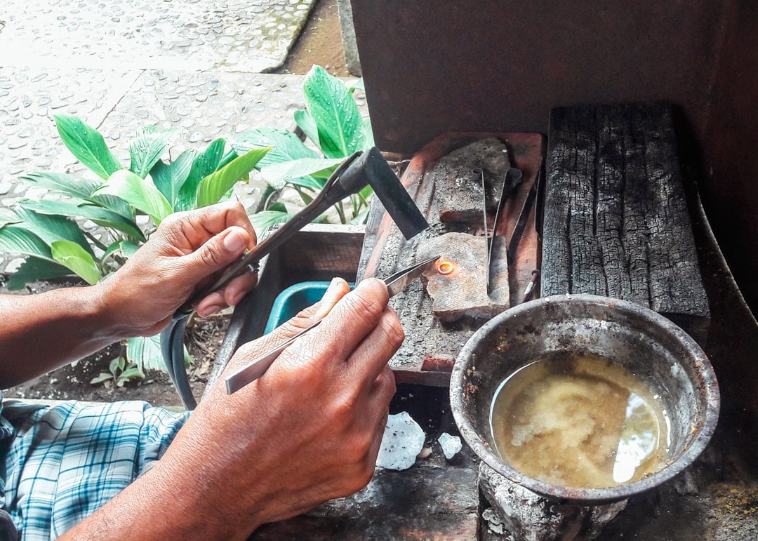 Unique & unusual things to do in Bali - Silversmith class in Ubud