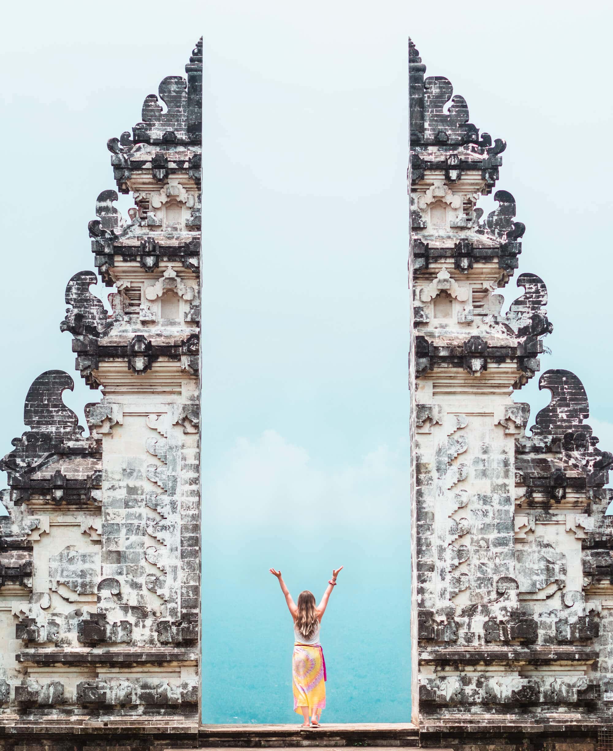 Gates to Heaven at Pura Lempuyang temple in East Bali - The ultimate Bali Bucket List