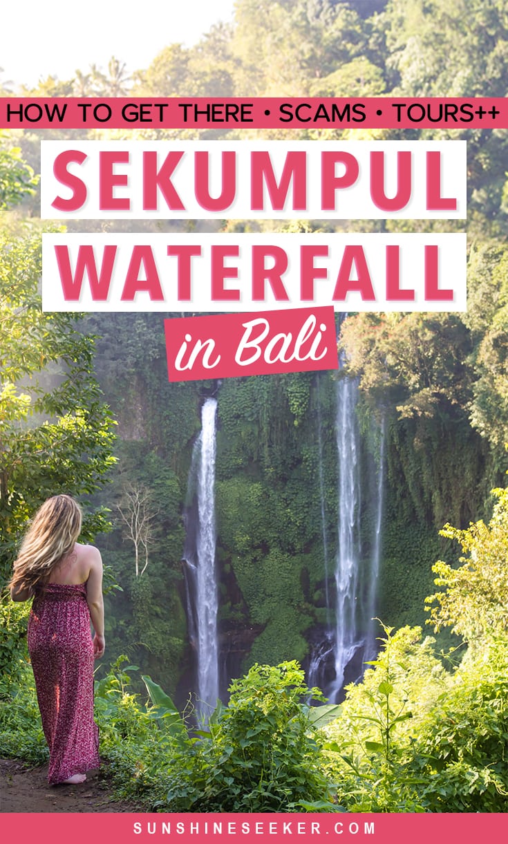 How to get to Sekumpul Waterfall - One of Bali's most beautiful waterfalls