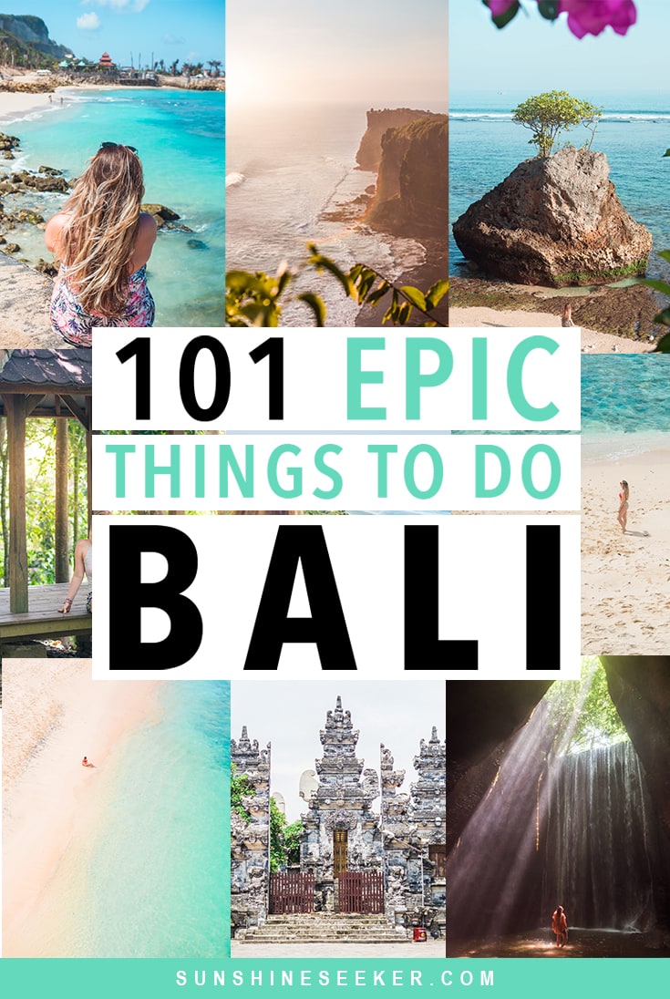 Check out the newly updated Bali Bucket List. More than 101 places & experiences in Bali you should add to your bucket list now