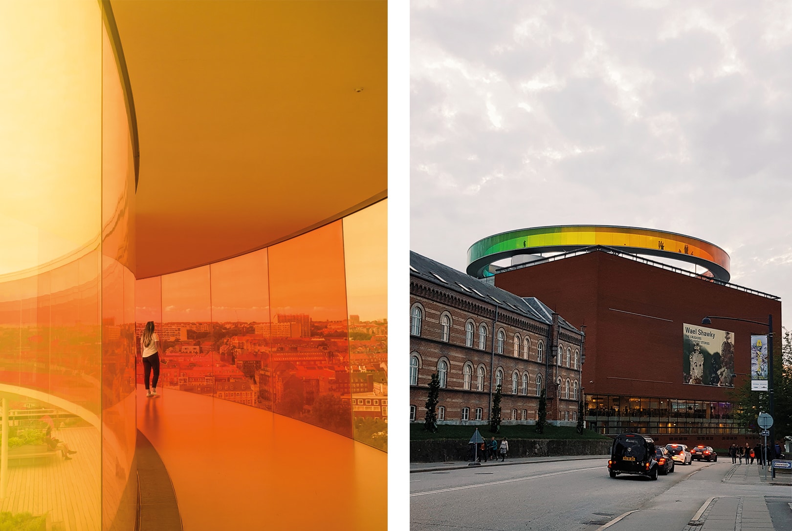 Two days in Aarhus - Denmark's happiest city. Your Rainbow Panorama at ARoS Aarhus Art Museum