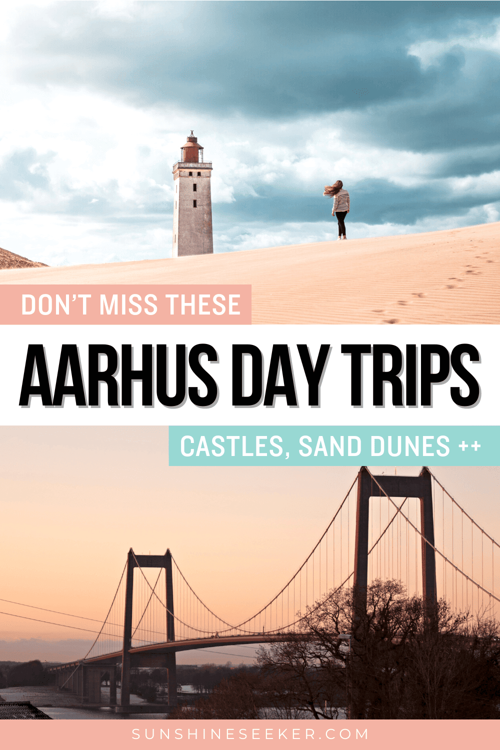 The best day trips from Aarhus in Denmark. Discover sand dunes, lighthouses, miles of sandy beaches, world class museums and medieval castles on a day trip from Aarhus.