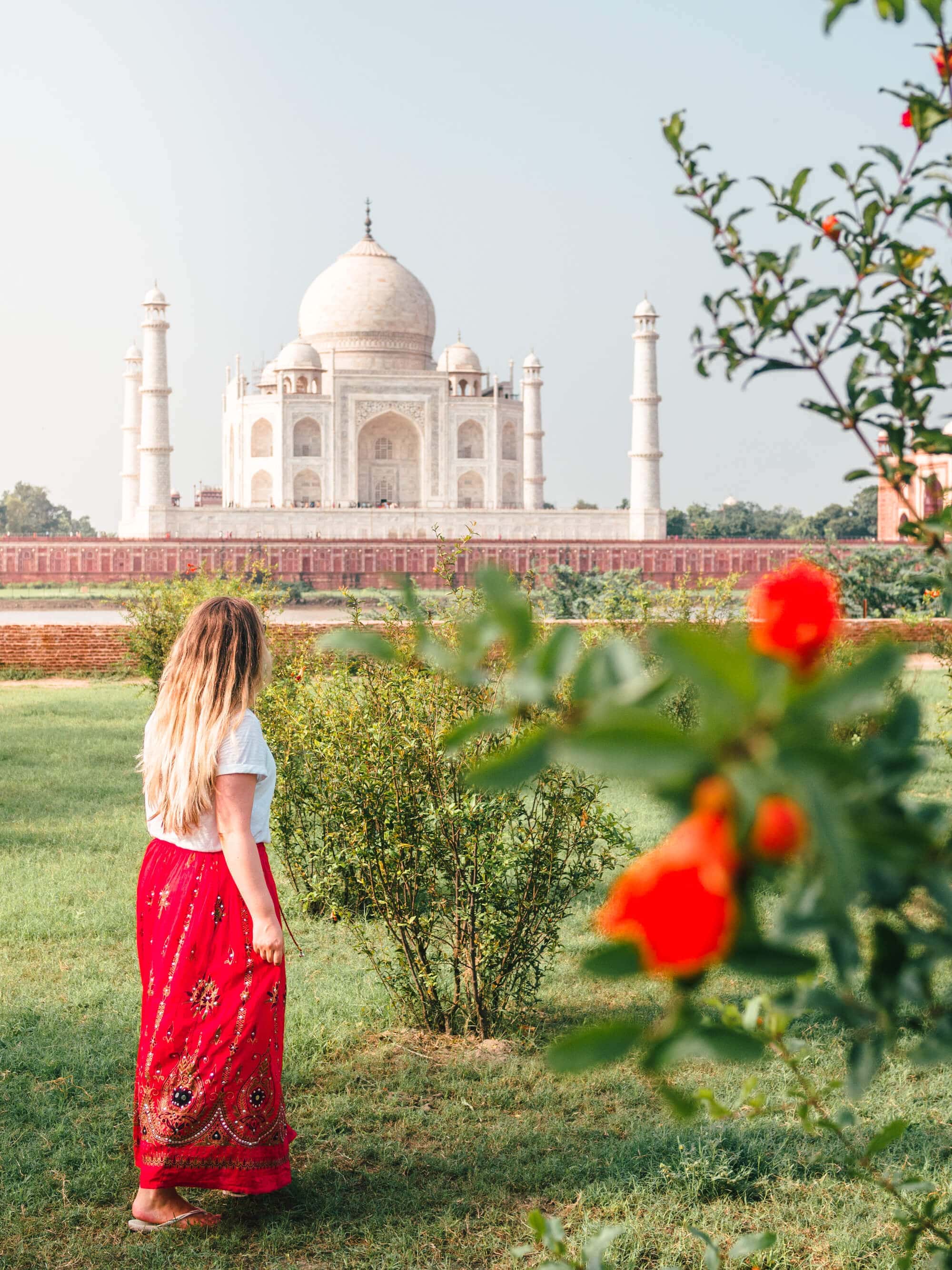 Mehtab Bagh or Moonlight Garden is the best place to view the Taj Mahal in all of Agra, India.