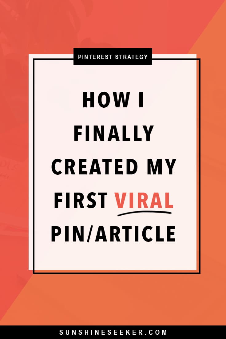 How I finally created a viral pin / article after one year of stagnant blog traffic. This is how I tripled my blog traffic in one month. A review of Pinteresting Strategies, the best Pinterest course out there! #pinterestingstrategies #pinterest #blogtraffic #trafficgrowth #bloggingcourse
