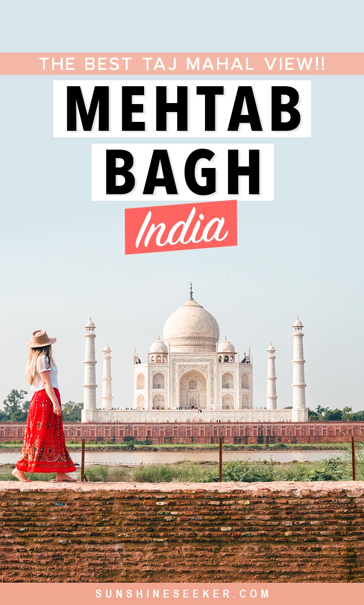 Don't miss Mehtab Bagh (Moonlight Garden), the best place to view the Taj Mahal in all of Agra, India.