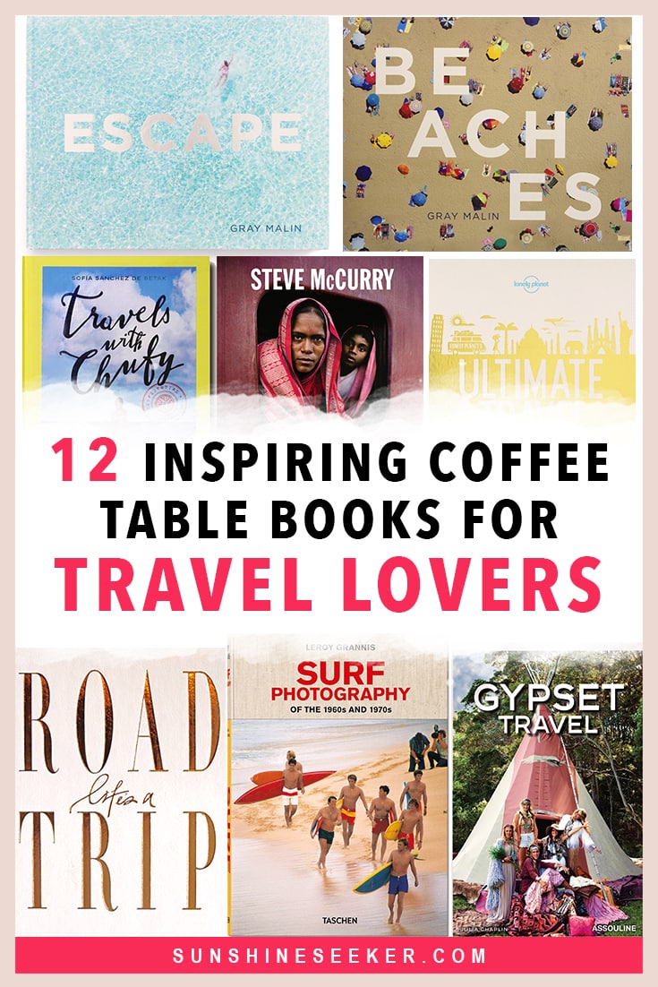 11 inspiring travel coffee table books every travel lover will love. The perfect gift for all the wanderlusters out there #travel #coffeetablebook #travelinspo