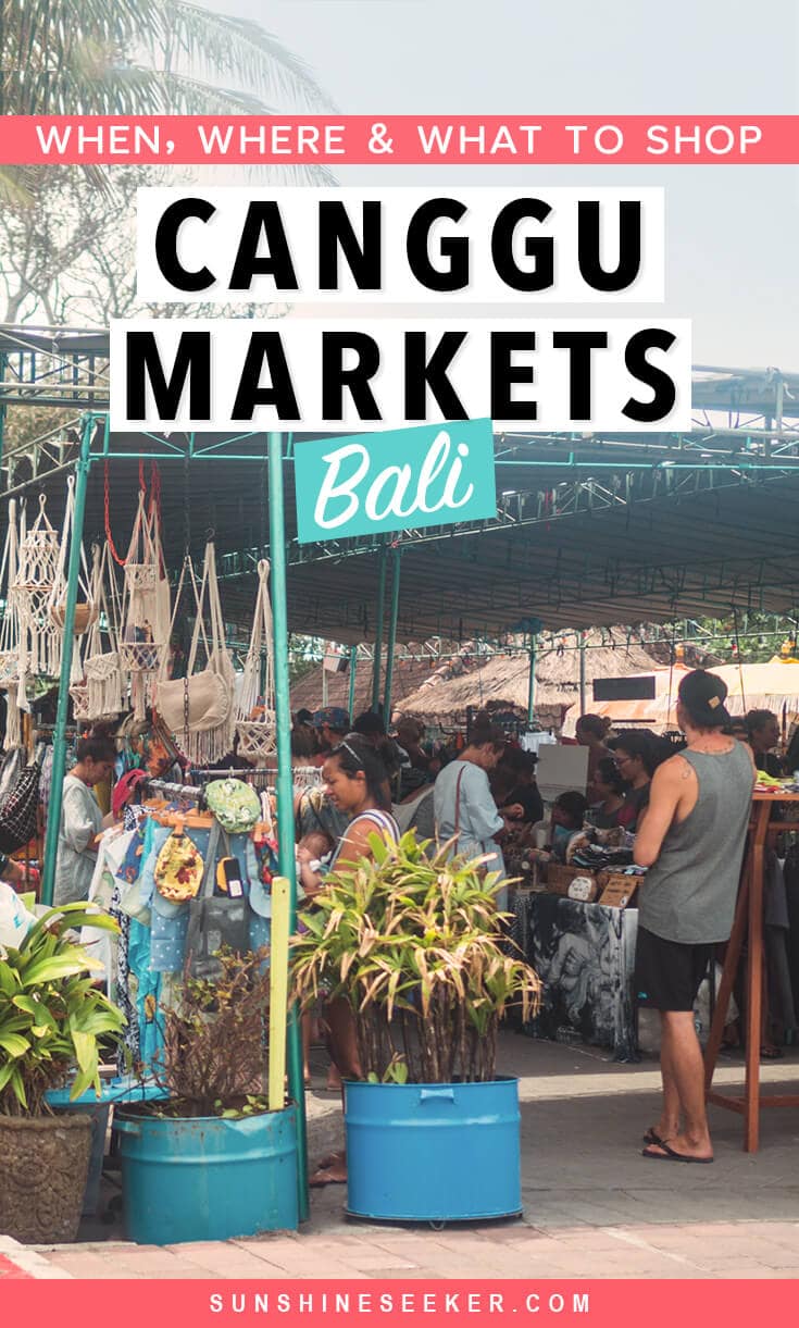 A first timer's guide to the best markets in Canggu. Check out Love Anchor, Samadi and La Brisa Weekend Markets where you can find everything from fresh fruits and vegetables to handmade jewelry and natural skincare. Shopping in Canggu is a must while in Bali!