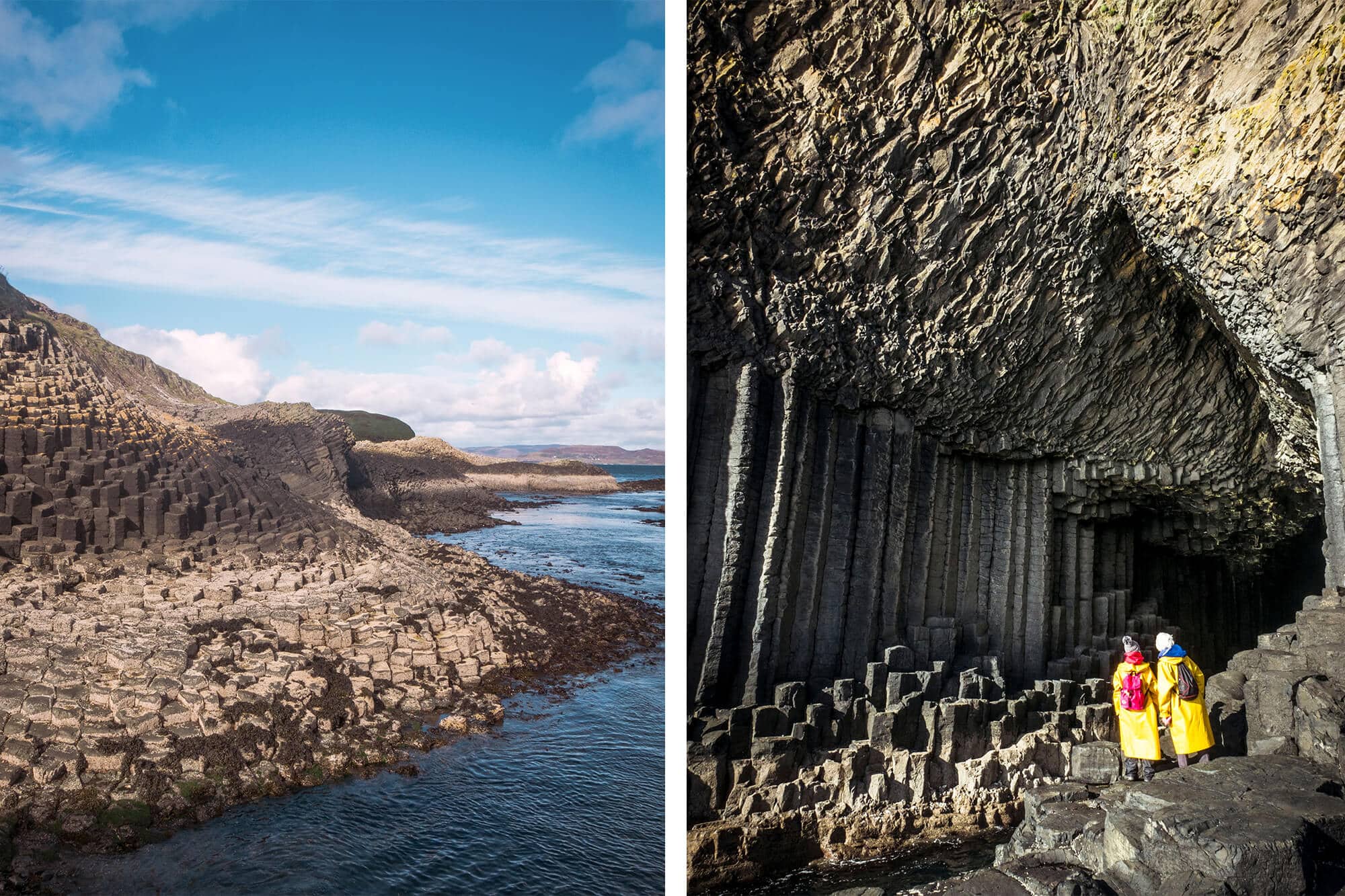 16 female travel bloggers reveal their favorite lesser-known islands - Isle of Staffa outside Scotland #bucketlist