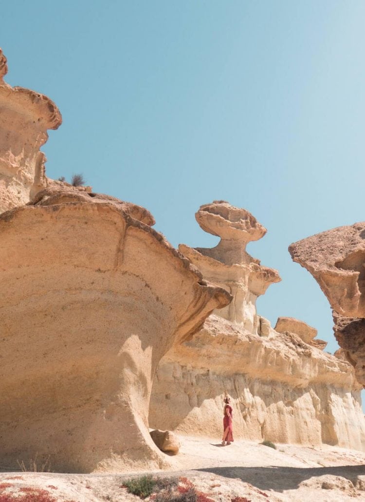 Ciudad Encantada de Bolnuevo in Mazarrón, Murcia - One of the most Instagrammable places in Spain