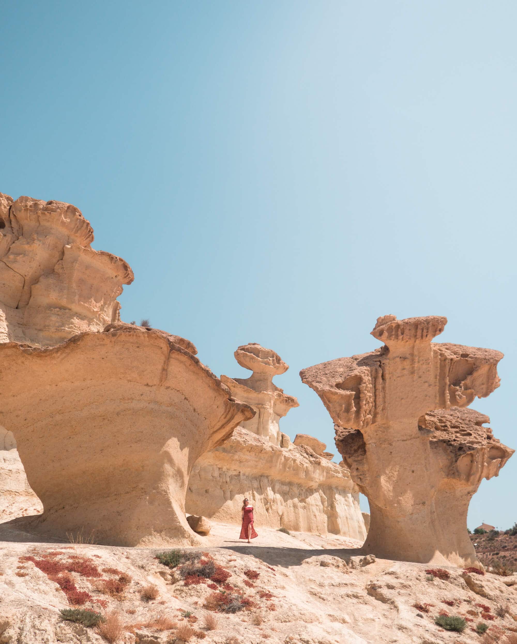 Ciudad Encantada de Bolnuevo in Mazarrón, Murcia - One of the most Instagrammable places in Spain