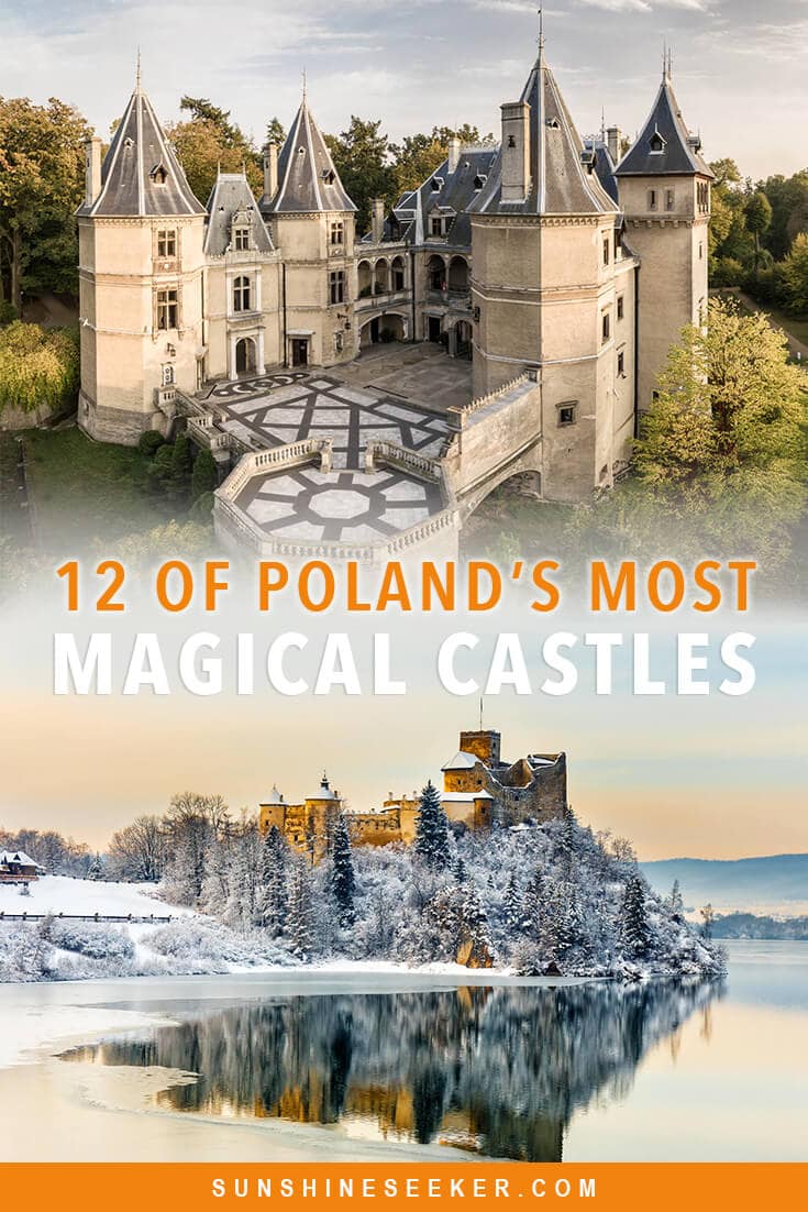 12 of the most beautiful fairytale castles in Poland you should add to your bucket list now #poland #castles #fairytale #bucketlist #travelinspo