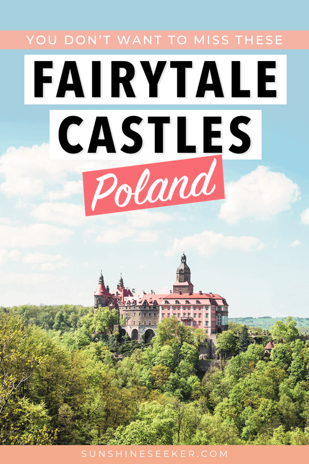 Don't miss these incredible castles in Poland! From Medieval fortresses and ruins to Renaissance Castles and Royal Palaces.