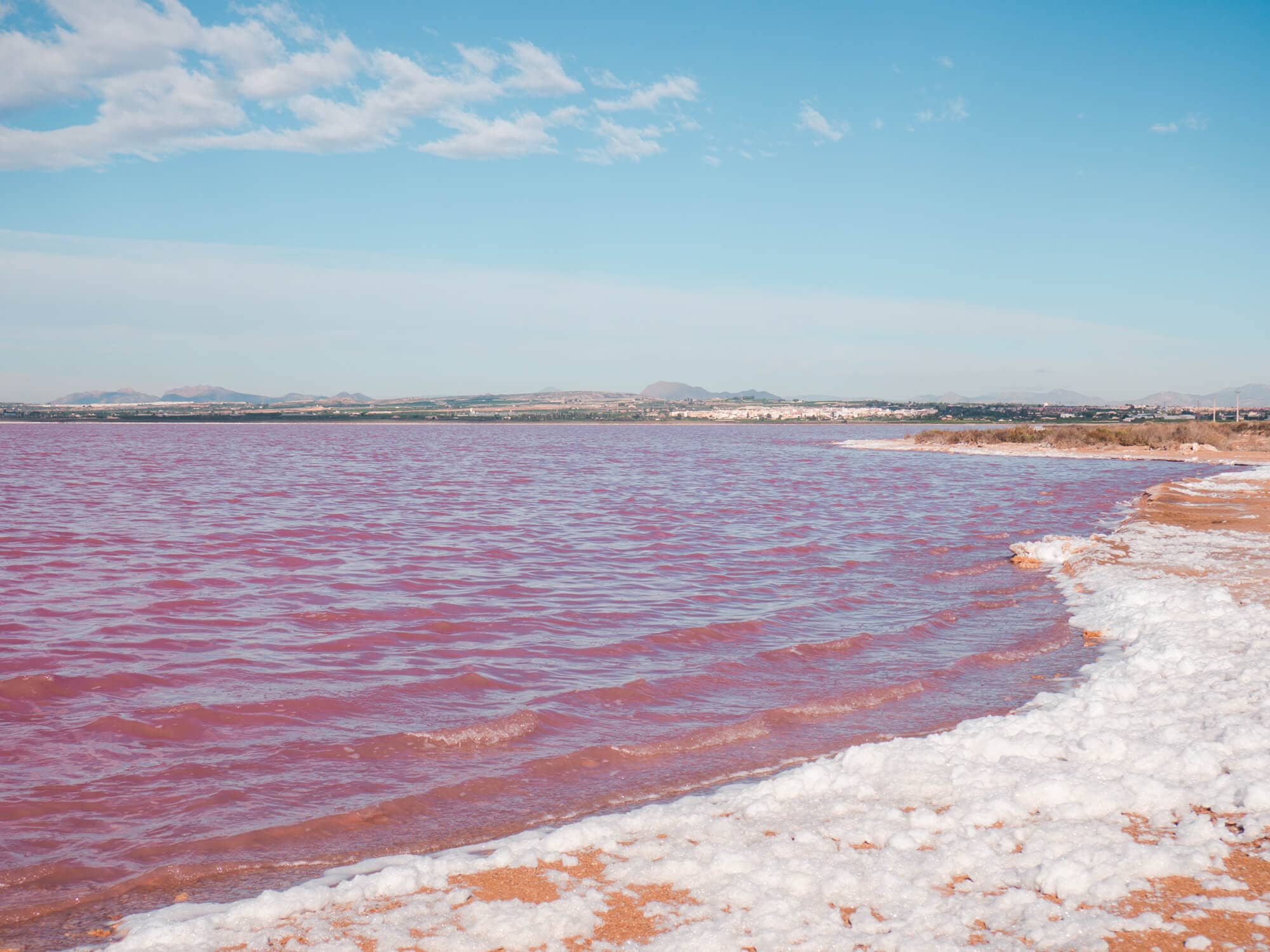 Join a bike tour of the Pink Lake in Torrevieja Spain