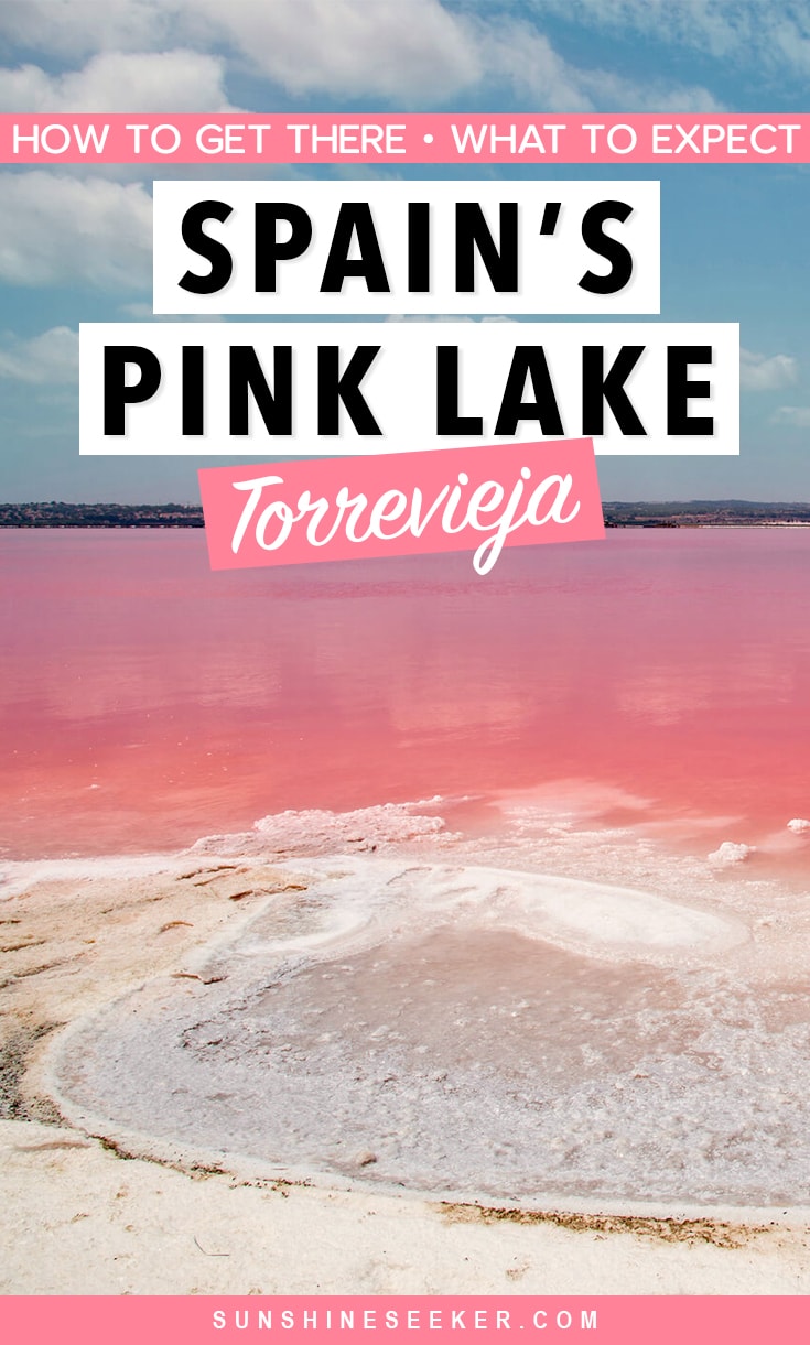 Don't miss the Pink Lake in Torrevieja, Spain. Located just 30 minutes south of Alicante. Click through to learn how to get to the pink lake, the best tours and what to expect.