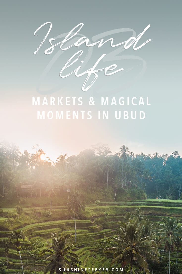 Island Life #3 - Follow along on our journey moving back to Indonesia. This week we are in Ubud and visit the Art Market, Tegalalang Rice Terrace + much more #bali #bucketlist #indonesia #travelinspo #ubud