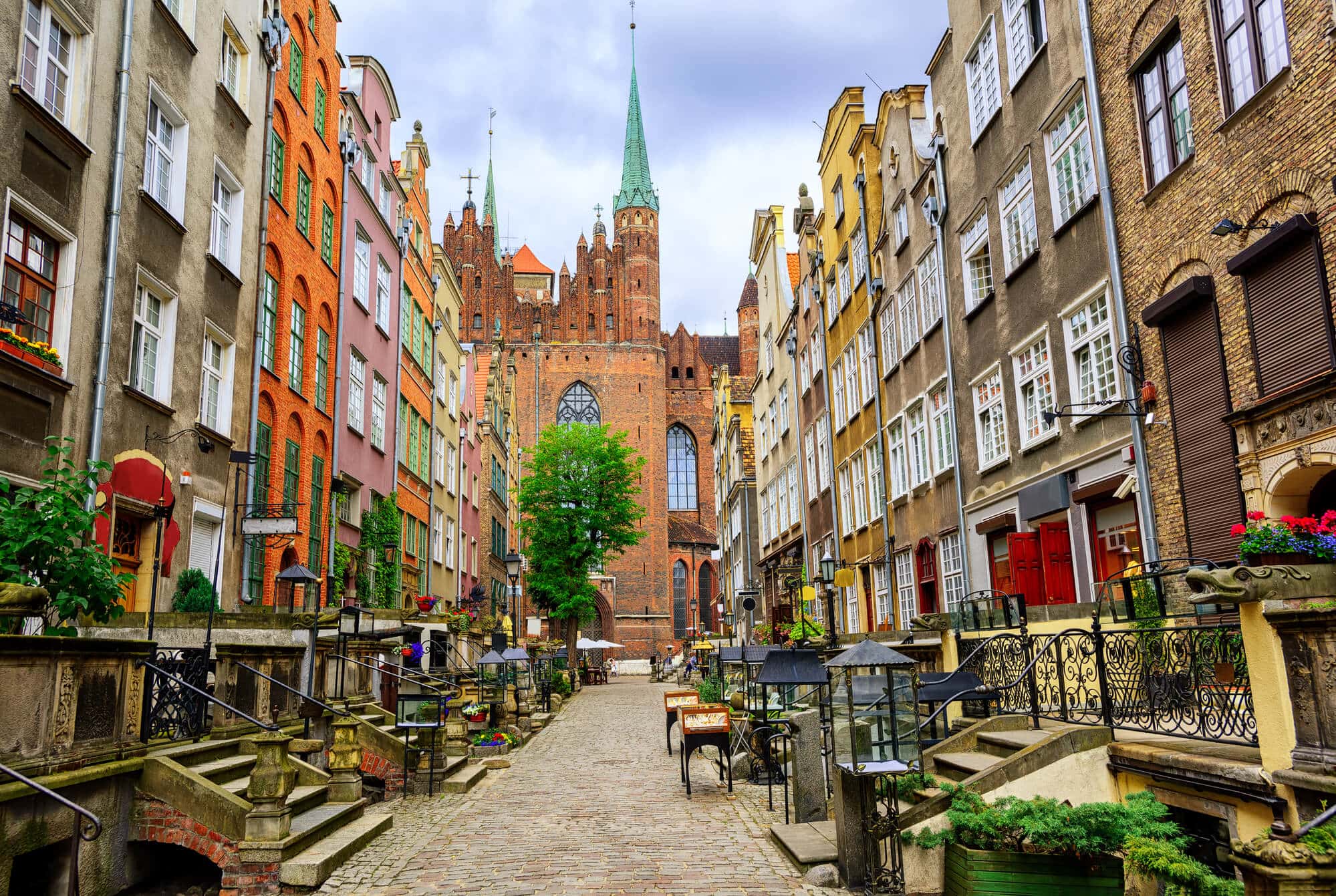 2 days in Gdansk, Poland - Mariacka Street with lots of amber shops and cafés