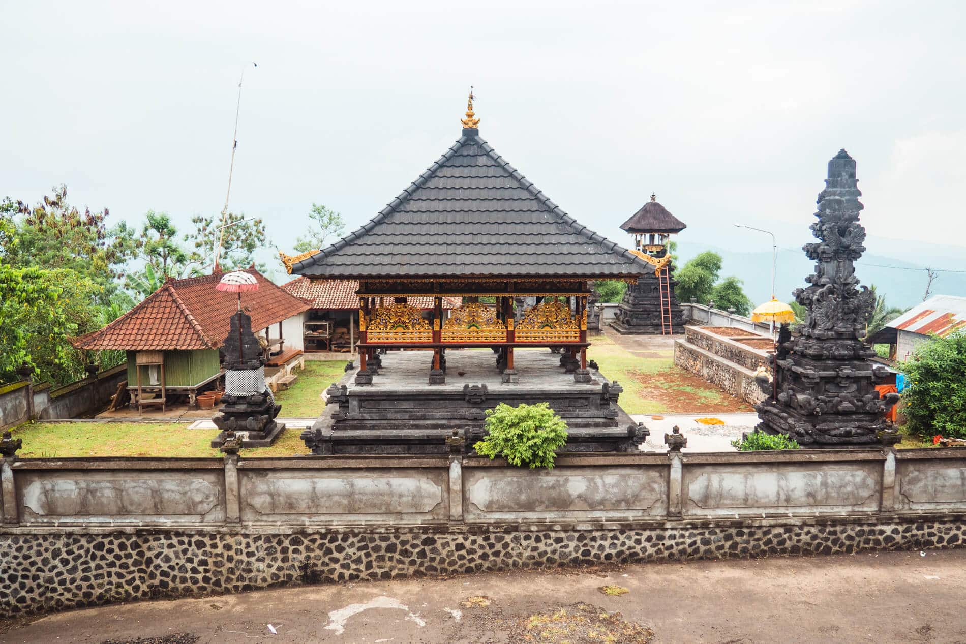 One of the smaller temples complexes at Pura Lempuyang in East Bali