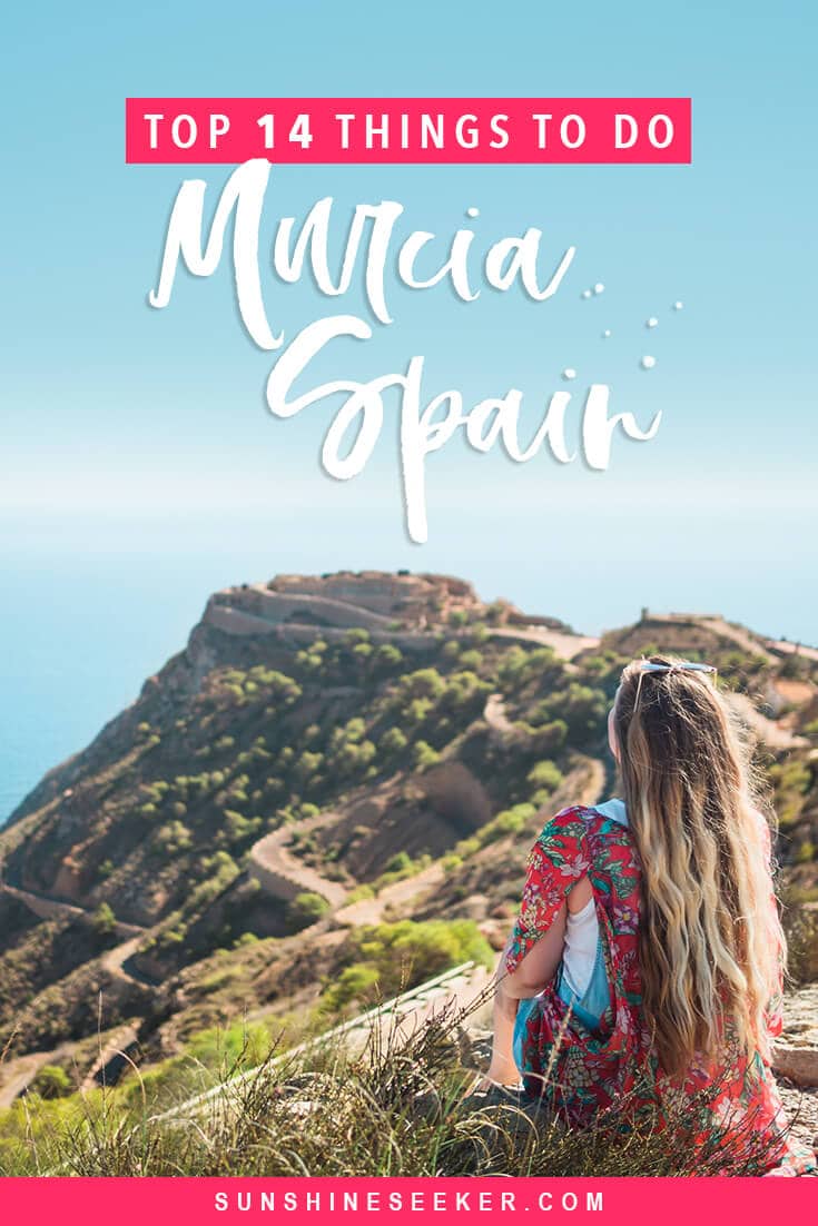 Murcia, Spain: Top 14 awesome things to do. From scenic villages in Ricote Valley to a hidden waterfall and impressive fortresses. The Region of Murcia has it all #murcia #spain #travelinspo #bucketlist #cartagena