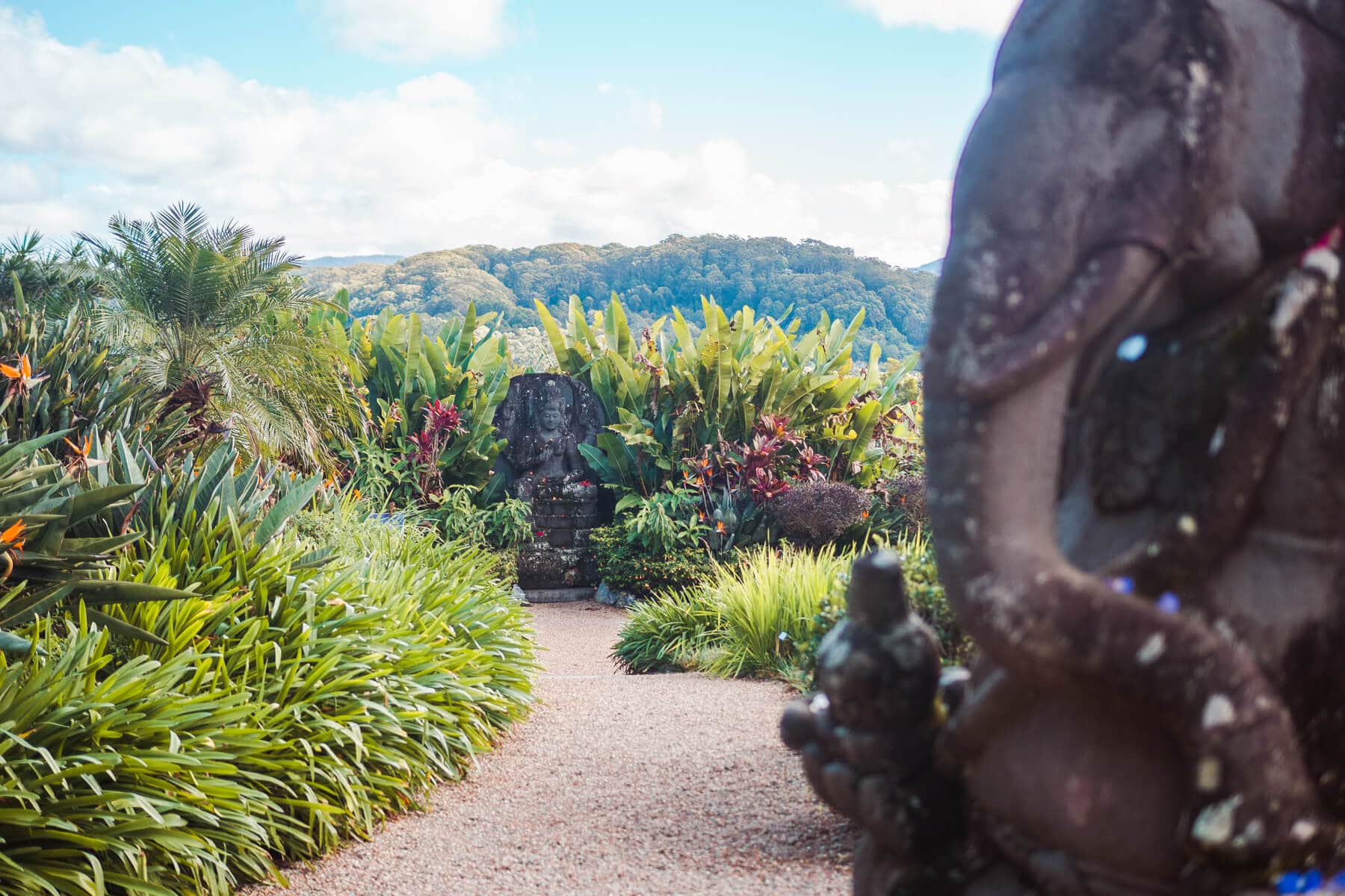 The incredibly stunning Crystal Castle & shambhala Gardens located in the Byron Bay hinterland, NSW Australia